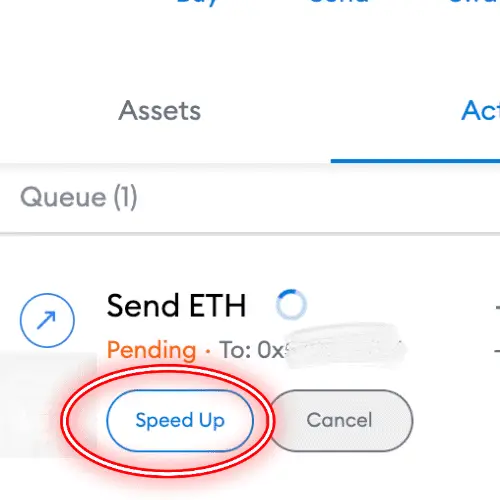 eth blockchain transactions error